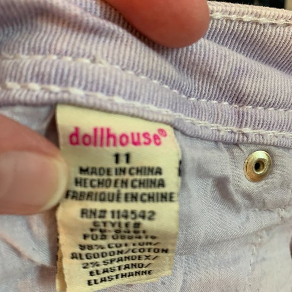 2 pairs of short shorts size 11 by Dollhouse and H2J good condition pre owned - Picture 7 of 15